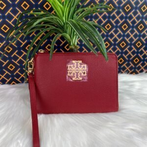 Tory Burch Britten Large Pouch - Redstone