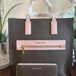 Michael Kors Kenly Tote and Double-Zip Wristlet